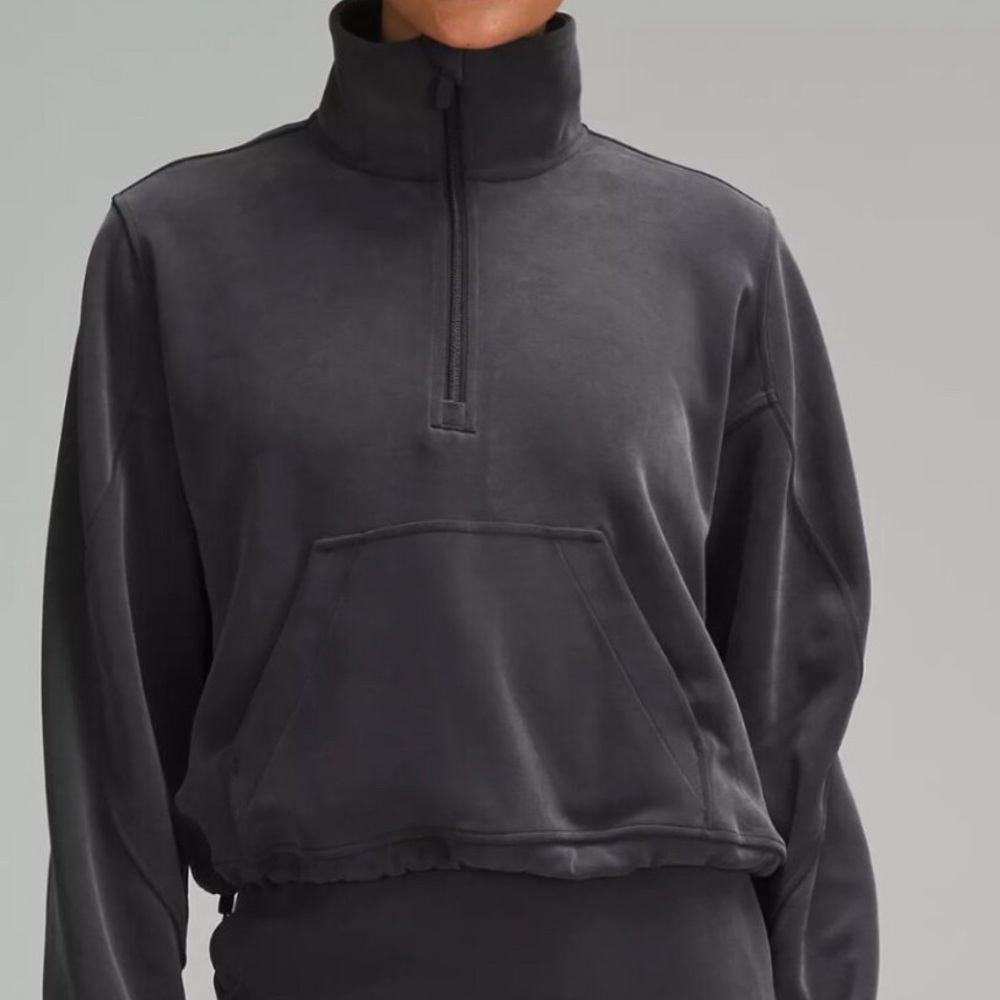 Lululemon 3-piece matching set-Softstreme 1/2 zip; shorts & cropped pants NWOT!!